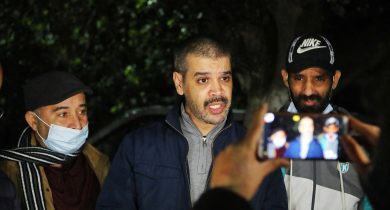Journalist Said Boudur released after two months suspended prison sentence for 'contempt of court on March 10, 2021 in Oran, Algeria. The verdict has just been pronounced by the judge of the court of Fellaoucen. Photo by Hamza Nouhara/ABACAPRESS.COM