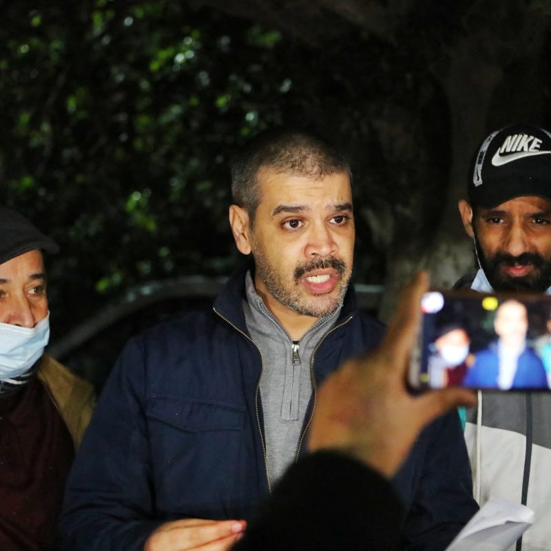 Journalist Said Boudur released after two months suspended prison sentence for 'contempt of court on March 10, 2021 in Oran, Algeria. The verdict has just been pronounced by the judge of the court of Fellaoucen. Photo by Hamza Nouhara/ABACAPRESS.COM