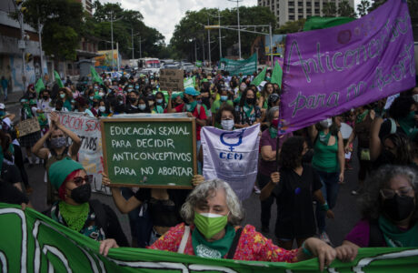 Demonstration for the decriminalization of abortion during the World Day of Action for Legal and Safe Abortion in Latin America and the Caribbean in Caracas