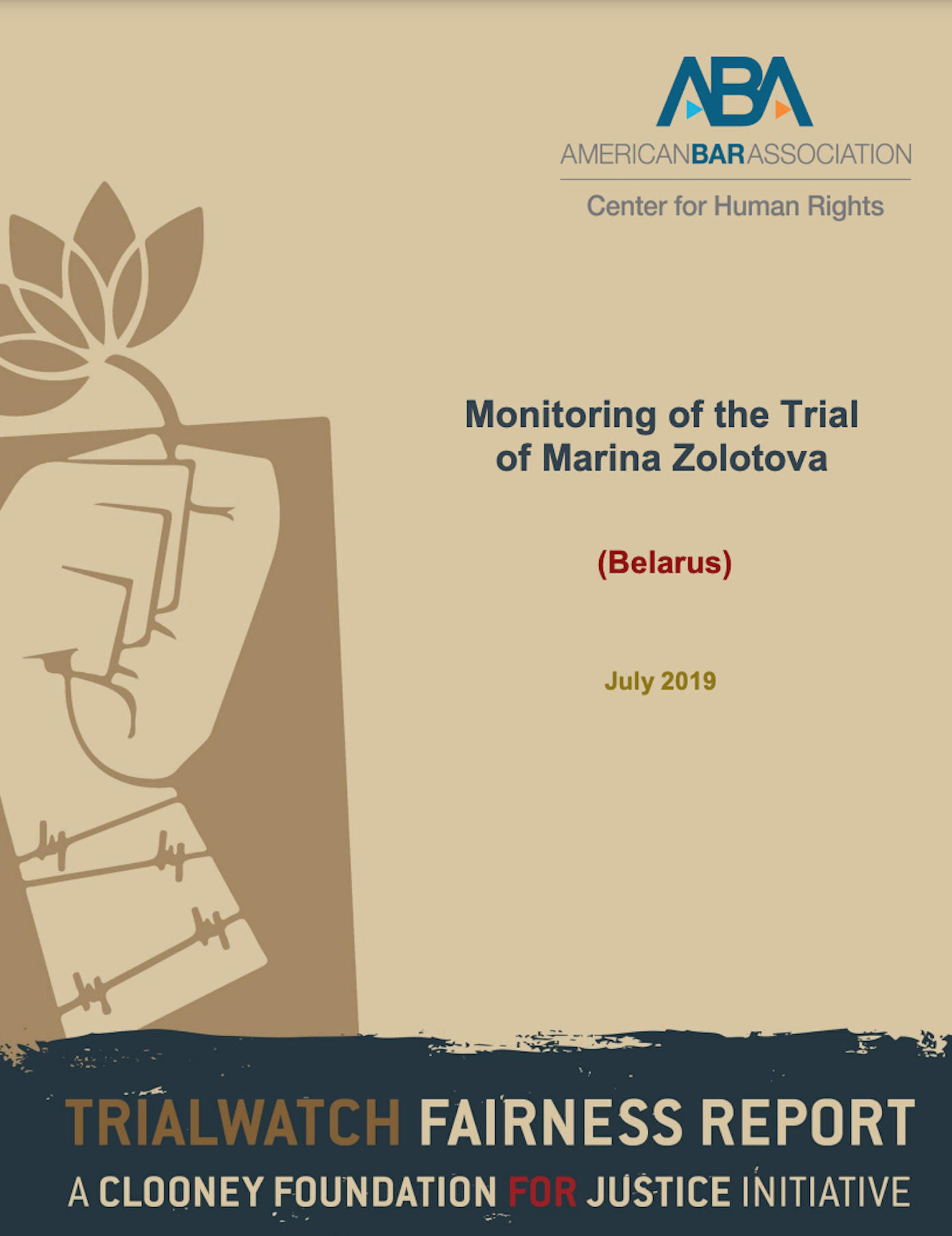Cover of a CFJ report
