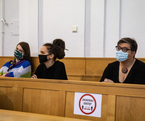 Rainbow Halo Defendants at court in Poland