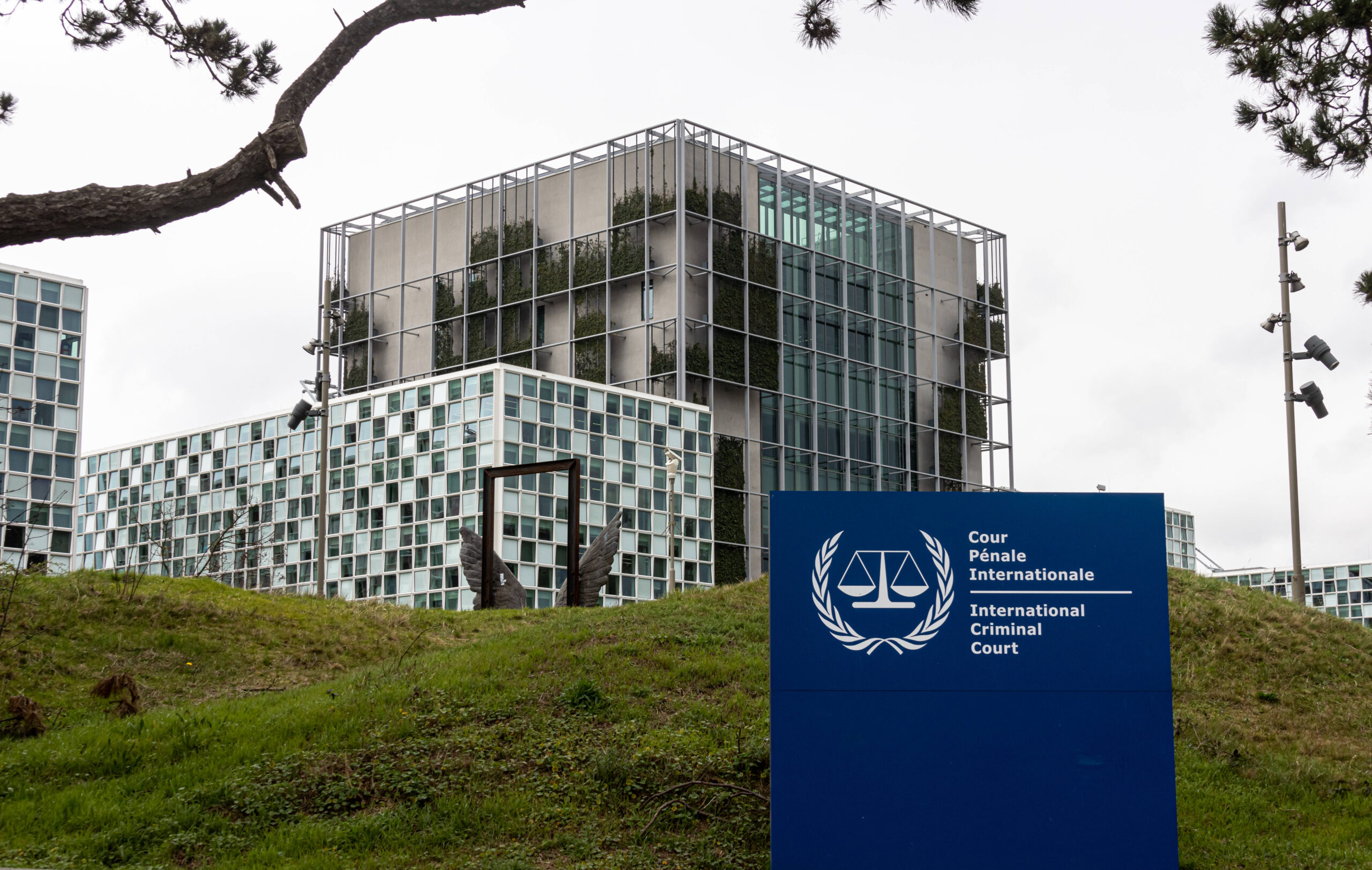 The exterior of the building of the International Criminal Court in The Hague